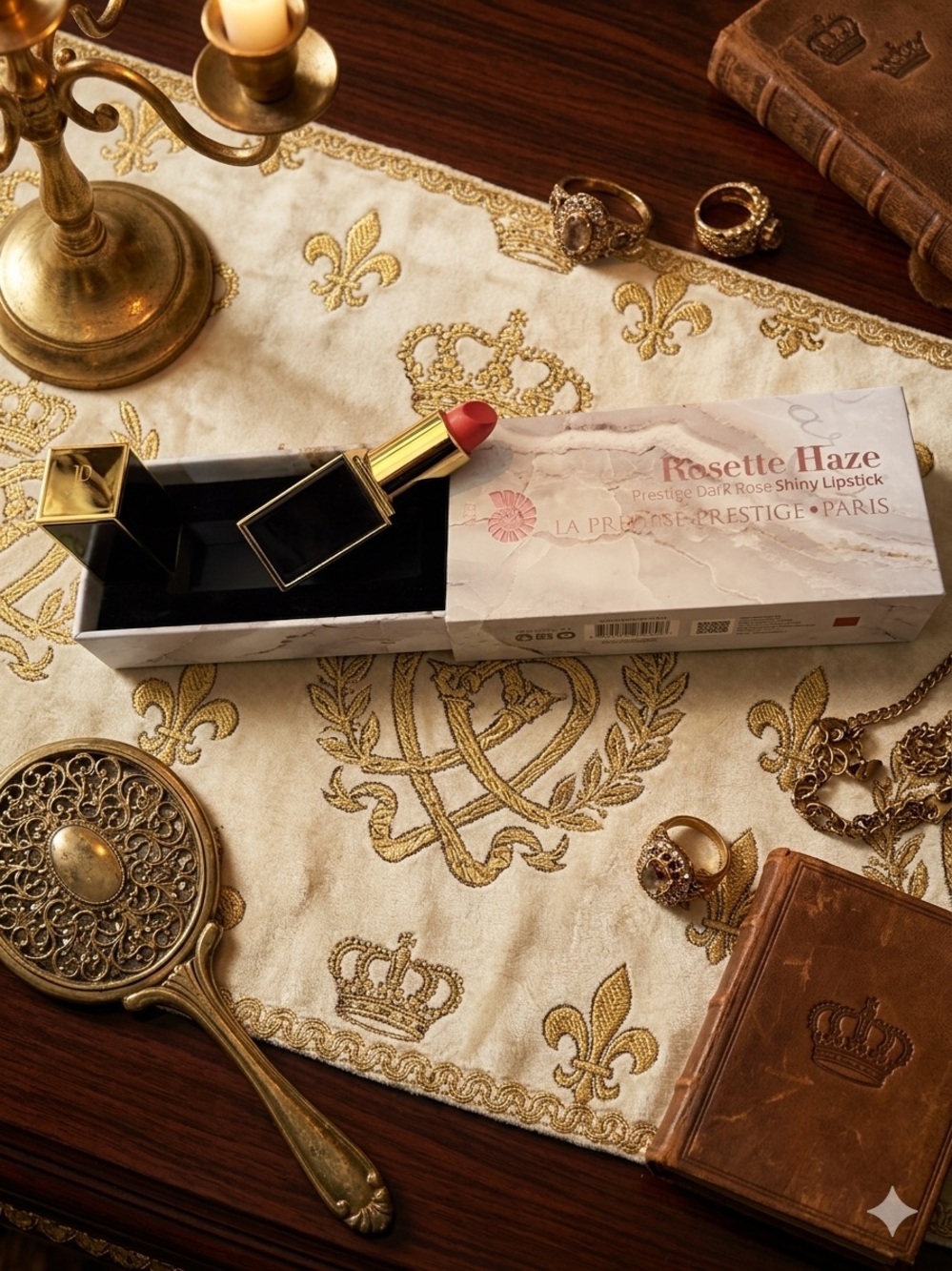 Predire Rosette Haze Prestige Paris Rose Satin Lipstick in Dusty Rose